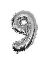 Globo Metálico 32´ Número Plateado 1 Unidad