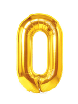 Globo Metálico 32´ Numero Dorado 1 Unidad