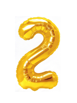Globo Metálico 32´ Numero Dorado 1 Unidad