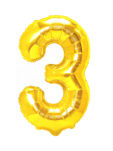 Globo Metálico 32´ Numero Dorado 1 Unidad