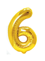 Globo Metálico 32´ Numero Dorado 1 Unidad