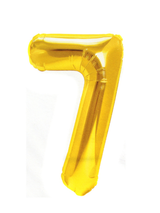 Globo Metálico 32´ Numero Dorado 1 Unidad