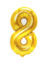Globo Metálico 32´ Numero Dorado 1 Unidad