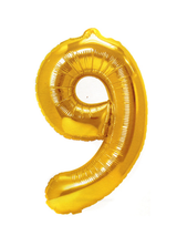 Globo Metálico 32´ Numero Dorado 1 Unidad