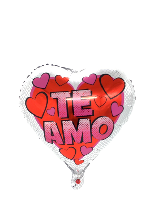 Globo Metálico 18´ Corazón Te Amo Dots