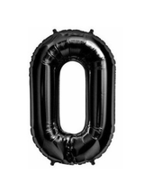 Globo Metálico 32´ Número Negro 1 Unidad