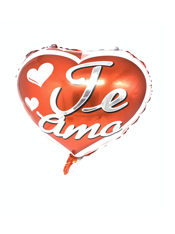 Globo Metálico 18´ Te Amo Corazones 1 Unidad