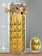 Cortina Metálica Cuadritos 2 Metros x 1 Metro 1 Unidad