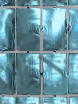 Cortina Metálica Cuadritos 2 Metros x 1 Metro 1 Unidad