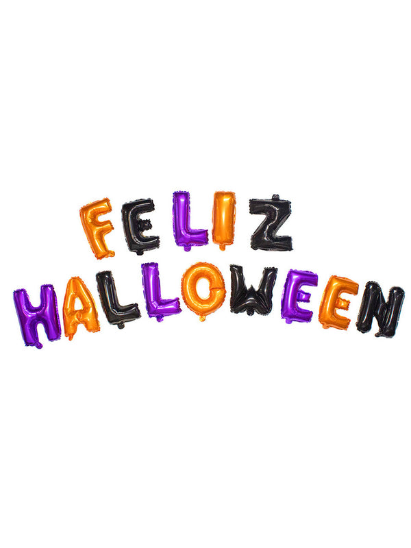 Globo Metálico Letras Feliz Halloween 1pcs