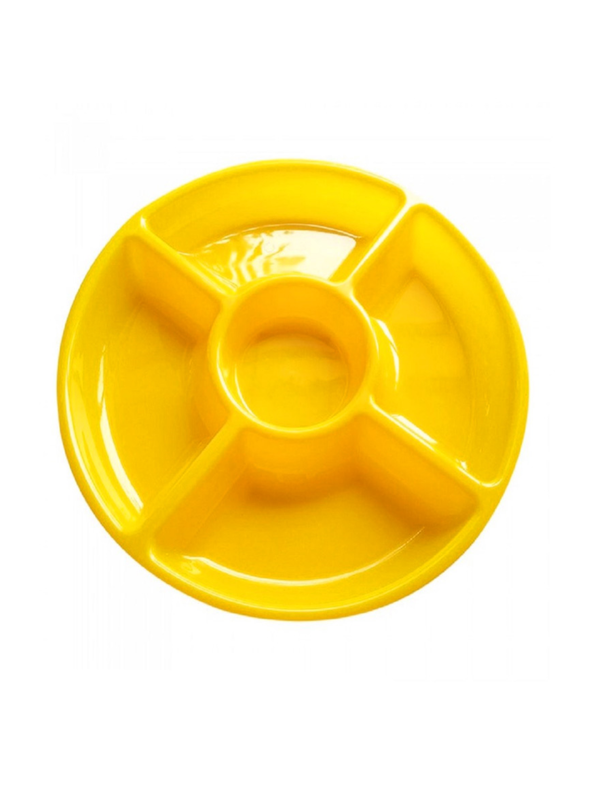 Bandeja Circular Plastico 5 Espacios 30 Cm 1 Unidad