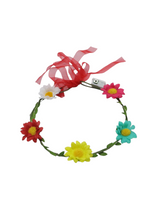 Cintillo Floreado Girasol Led 12 Unidades