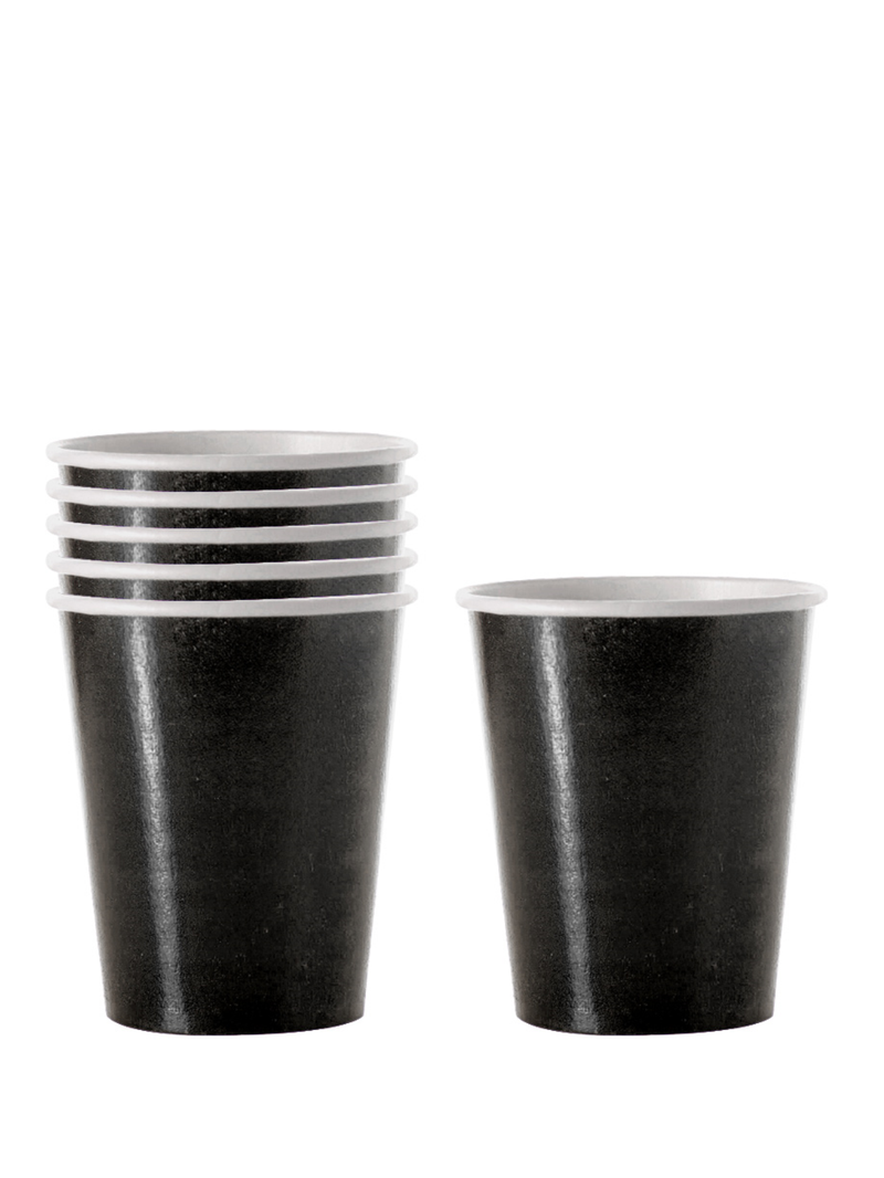 Vaso Carton 7 Oz Metalic 6 Unidades