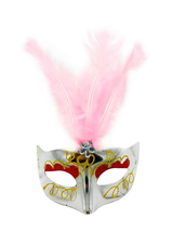 Antifaz Veneciano Pluma 1 Unidad - KiraKira