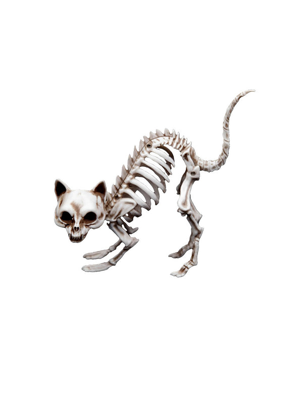 Adorno Halloween Esqueleto Gato 19cm 1pcs
