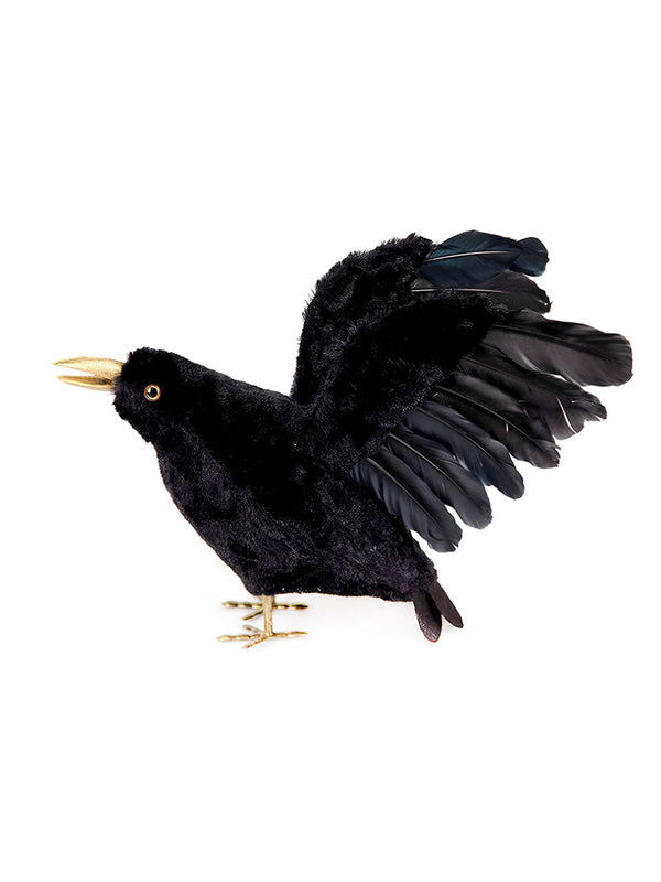 Adorno Halloween Cuervo Negro 25cm 1pcs