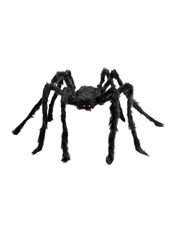 Adorno Halloween Araña Negra Gigante 228cm 1pcs