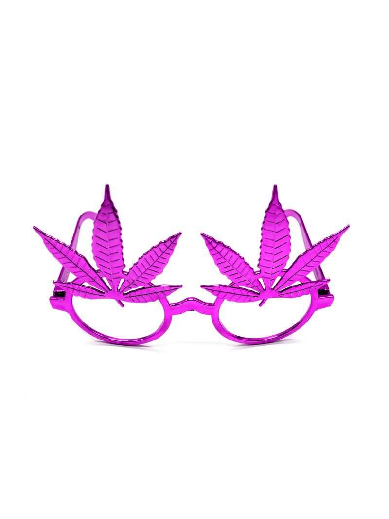 Lente Metalizado Diseño Weed