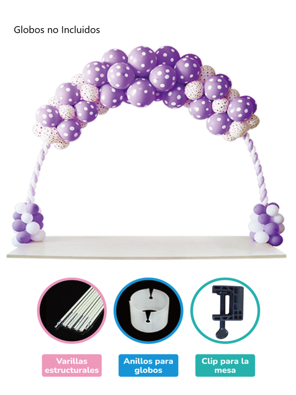 Set Arco Globo Para Mesa 2.5 M