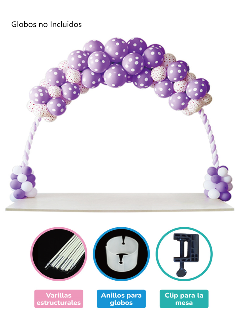 Set Arco Globo Para Mesa 2.5 M
