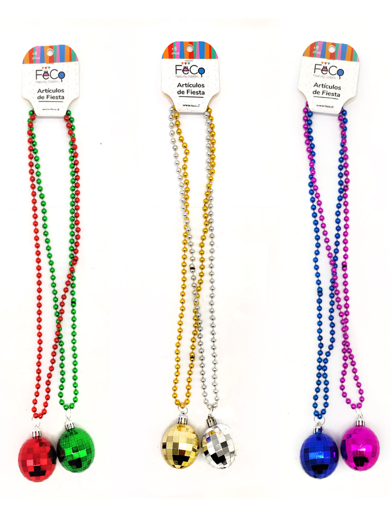 Collar Beads Disco 2 Piezas 1 Unidad