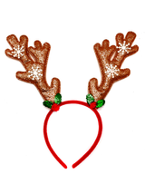 Cintillo Reno Largo Brillo Glitter 1 Unidad