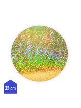 Bandeja Para Torta Dorado Laser 1 Unidad