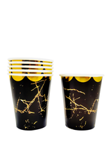 Vaso Cartón 7 OZ Marmoleado 6 Unidades