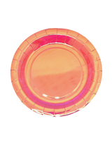 Plato Carton 7 Nacarado 6 Unidades