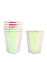 Vaso Carton 7 Oz Nacarado 6 Unidades