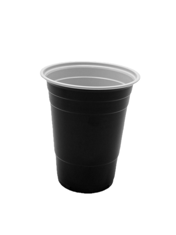 Vaso Plástico Negro 500 Ml 25 Unidades