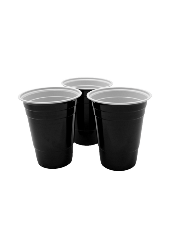 Vaso Plástico Negro 500 Ml 25 Unidades