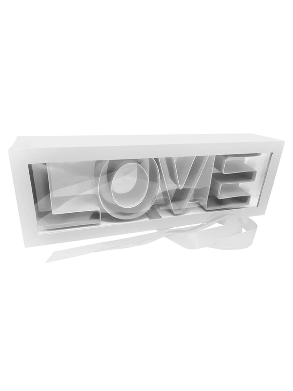 Caja LOVE Blanco 1pcs
