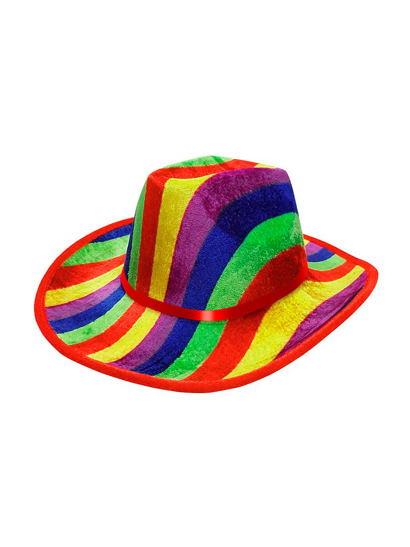 Sombrero Vaquero Arcoíris X 1 Uni