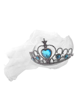 Corona Reina Corazón Velos 1 Unidad
