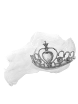 Corona Reina Corazón Velos 1 Unidad
