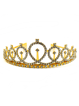 Corona Tiara Metálica Princesa 1 Unidad