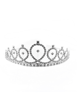 Corona Tiara Metálica Princesa 1 Unidad
