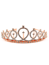 Corona Tiara Metálica Princesa 1 Unidad