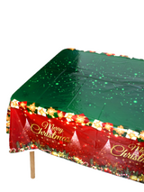 Mantel Plastico 137 x 274 Cm Merry Christmas 1 Unidad