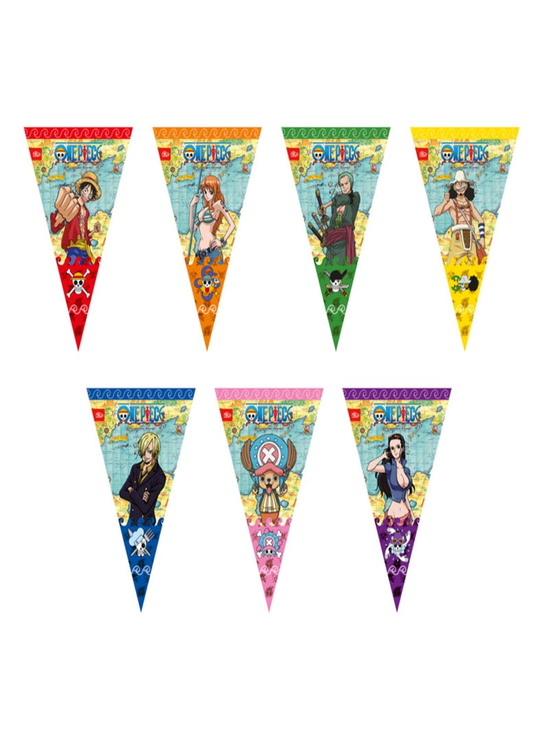 Banderin Triangular Papel 2M One Piece  X 1 Unidades