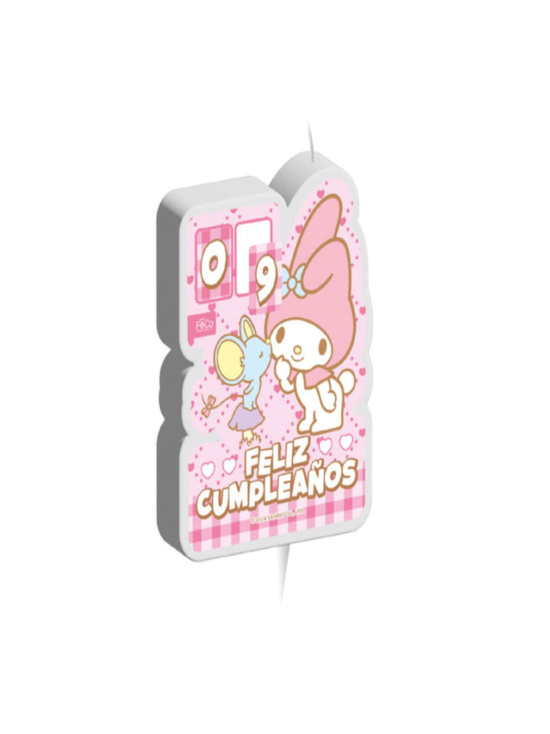 Vela 2D Adesivo My Melody X 1 Unidad