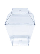 Base Tapa Para  Postre PS Cuadrado X 10 Unidad - KiraKira