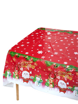 Mantel Plastico 137 x 274 Cm Navidad Pascuero 1 Unidad