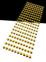 Adhesivo Perla 8Mm 190Pcs Dorado X 1 Unidad