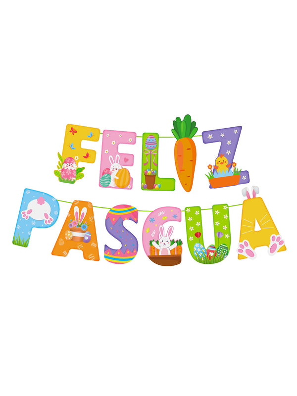 Guirnalda Feliz Pascua 2 M X 1 Uni