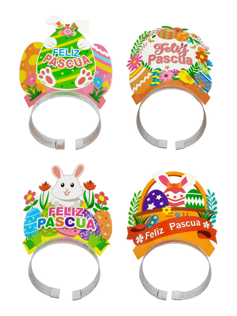 Cintillo Feliz Pascua 4 Pcs x 1 Uni