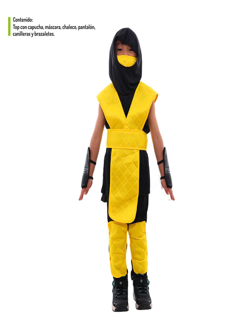 Traje Ninja Amarillo