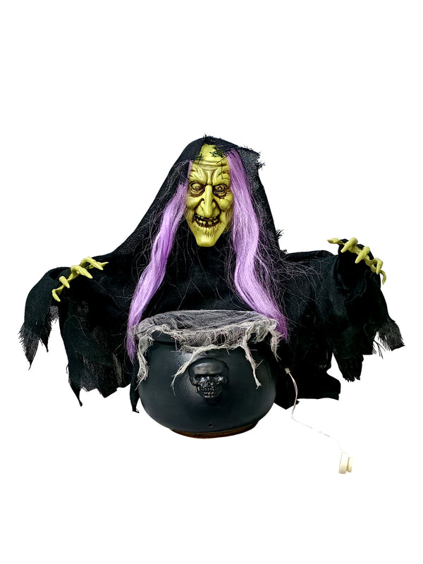 Bruja Con Caldera Animatronics 50 Cm X 1 Uni
