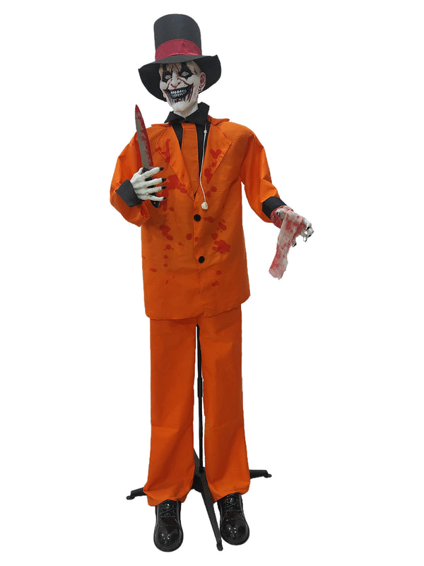 Payaso Con Cuchillo Animatronics 180Cm X 1 Unidad
